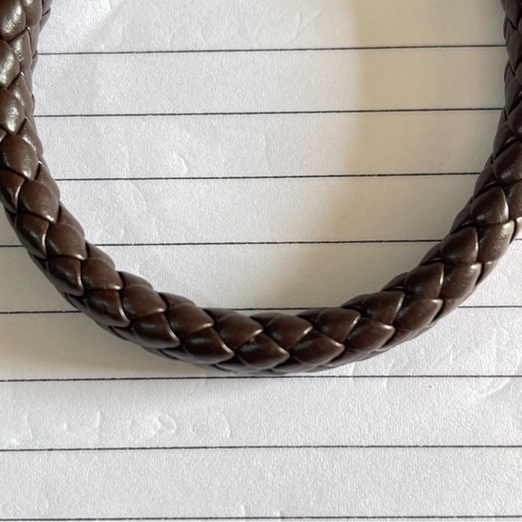 🔴New Thick Brown Braided Leather Bracelet for Men - Picture 4 of 6
